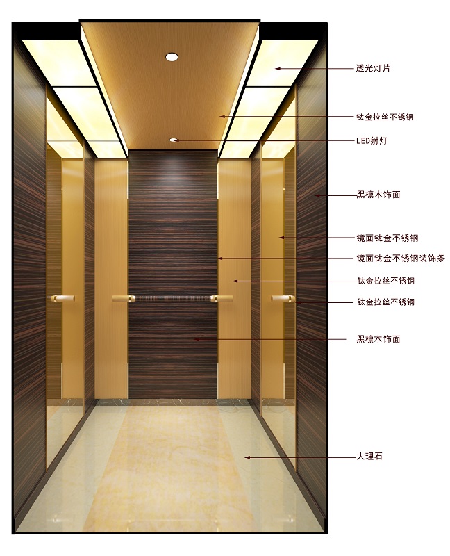 电梯装饰效果图